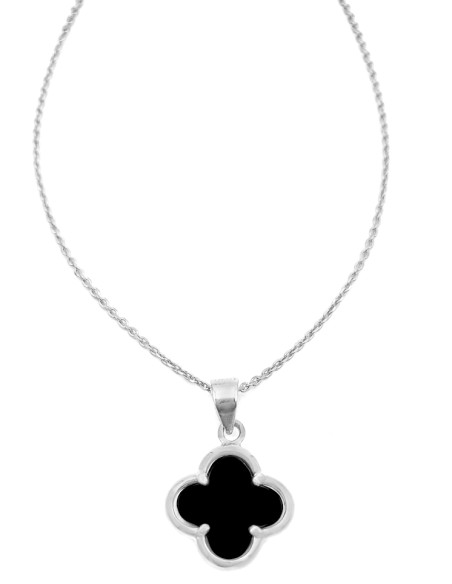Necklace Silver 925 Cross type Van Cleef