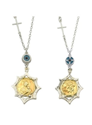 Car Amulet Silver 925° "Saint Christopher" 2
