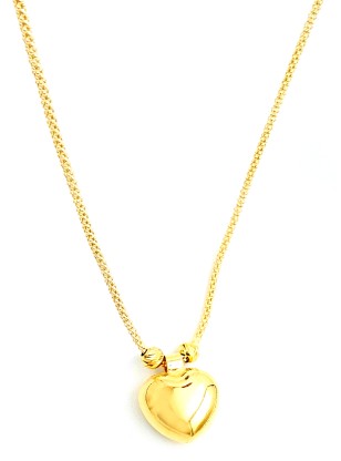 Necklace Silver 925 Heart shiny