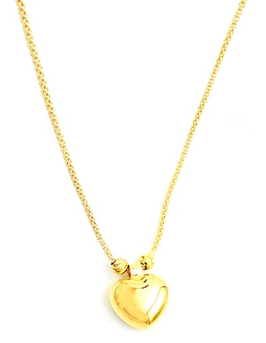 Necklace Silver 925 Heart shiny