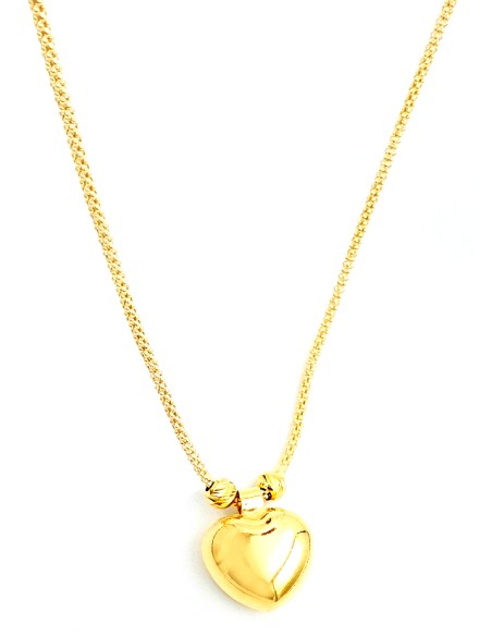 Necklace Silver 925 Heart shiny