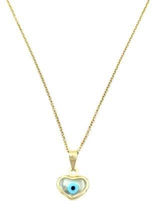 Necklace Gold K9 Eye white
