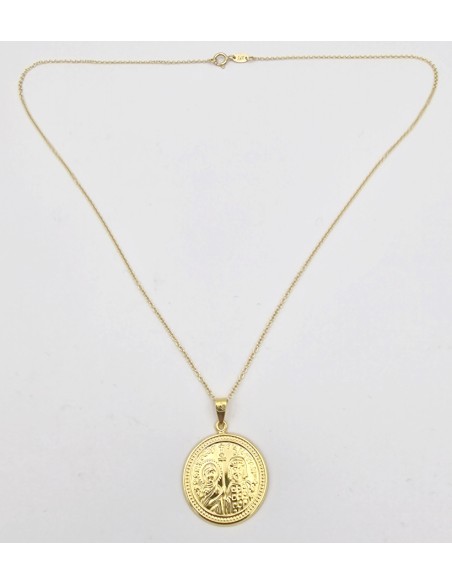Gold K9 necklace of Constantine