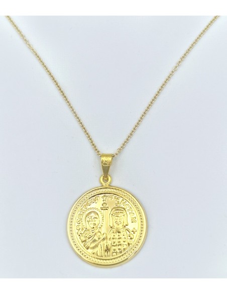 Pendant Gold K9 Constantine 15mm