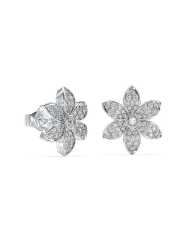 Earrings GUESS Steel White Lotus JUBE04145JWRHT