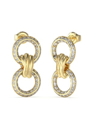 Σκουλαρίκια κρεμαστά GUESS Ατσάλινα Knot You