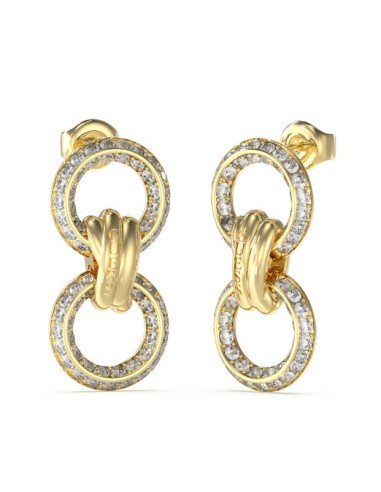 Σκουλαρίκια κρεμαστά GUESS Ατσάλινα Knot You
