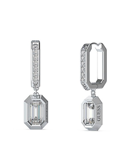 Earring Guess Stainless steel Hashtag JUBE04252JWRHT