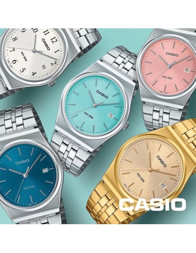 CASIO MTP-B145D-2A2VEF Neo Display Stainless Steel