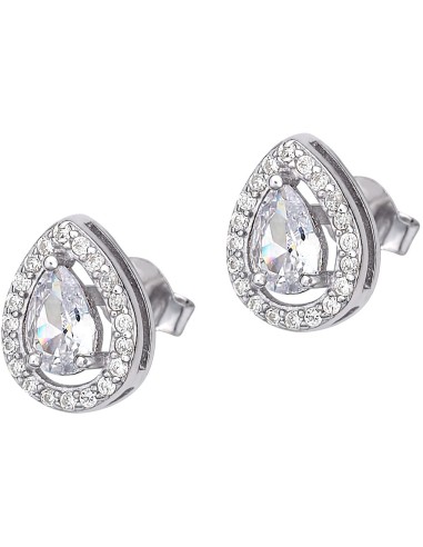 Earrings Silver "Tear"
