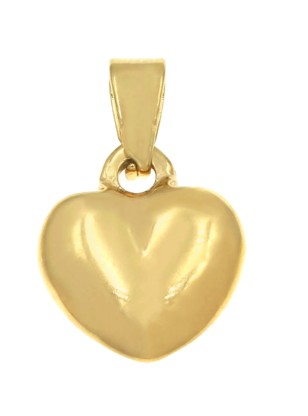 Pendant Gold Κ14 heart