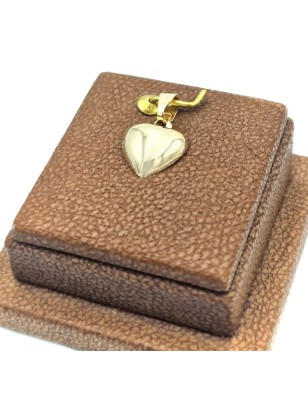 Pendant Gold Κ14 heart 2