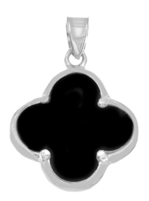 Σταυρός Ασημένιος 925° τύπου Van Cleef