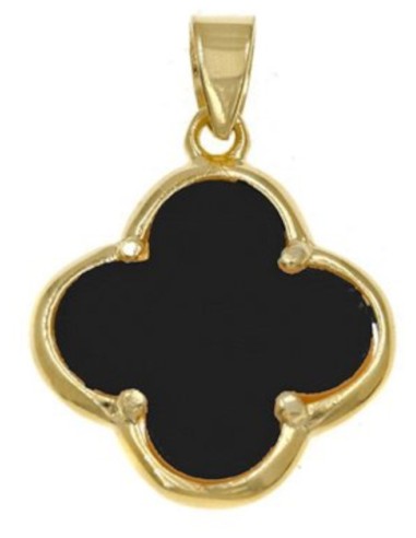 Ασημένιος 925° Σταυρός επίχρυσος τύπου Van Cleef