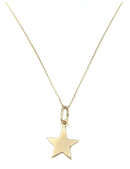 Necklace Gold Κ14 Star
