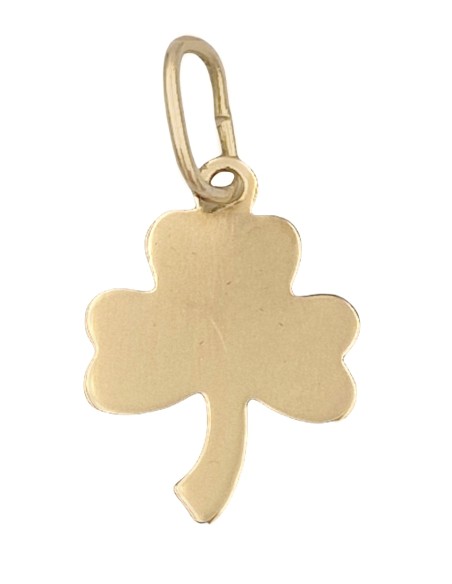 Necklace Gold Κ14 Clover