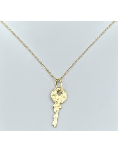 Necklace Gold Κ14 Key