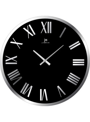 Wall Clock JM 14893N Glass Silent 38cm
