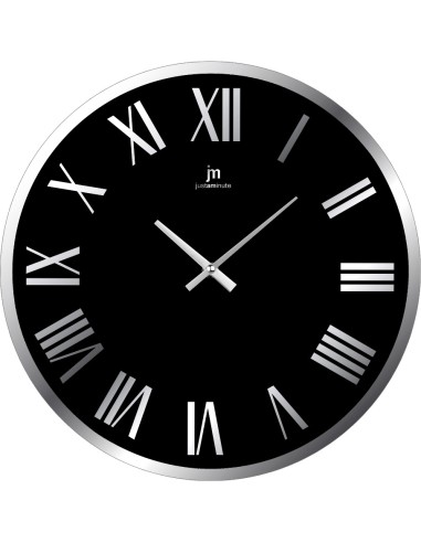 Wall Clock JM 14893N Glass Silent 38cm