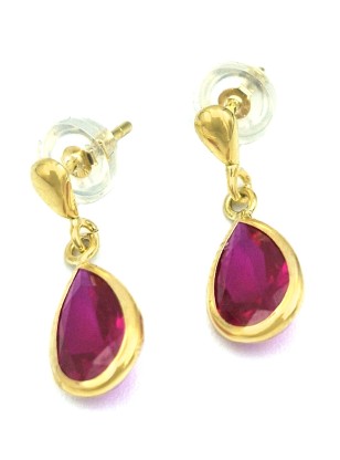 Earrings Gold K9 tears 2