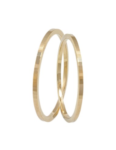 Wedding ring Gold K9 Matteo 1mm