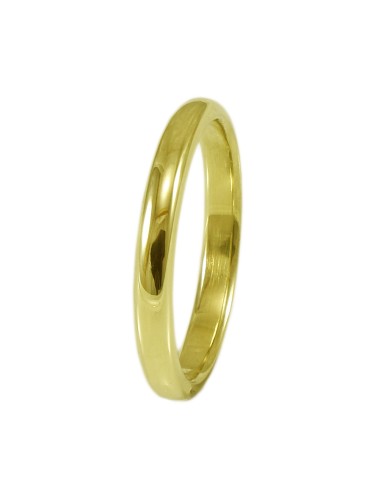 Wedding ring Gold K9 Matteo 2mm