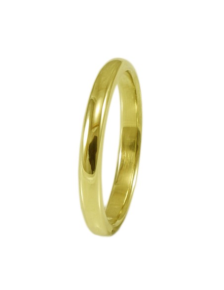 Wedding ring Gold K9 Matteo 2mm