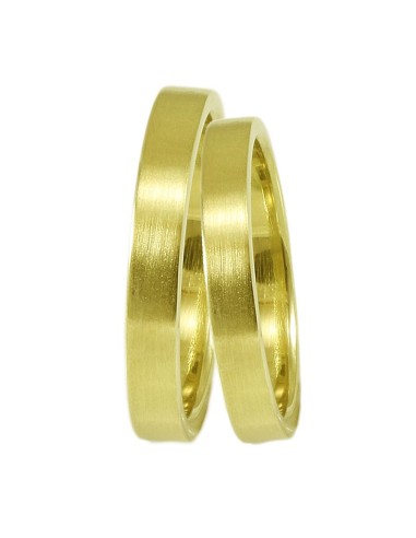 Wedding ring Gold K14 Matteo 3mm