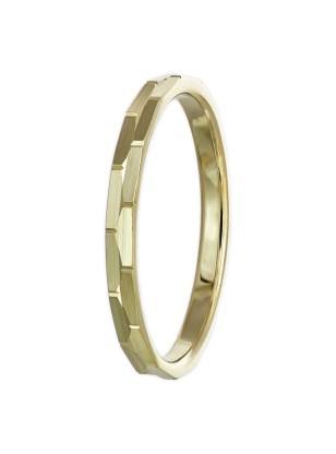 Wedding ring Gold K14 Matteo 2mm shiny 2
