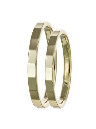 Wedding ring Gold K14 Matteo 2mm shiny