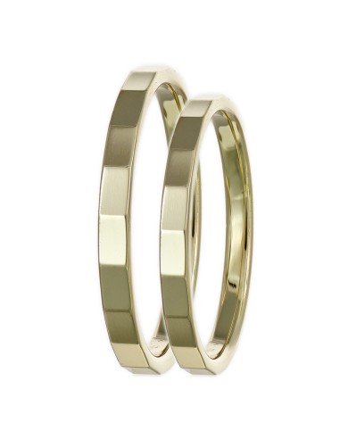 Wedding ring Gold K14 Matteo 2mm shiny