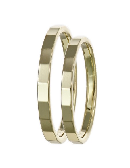 Wedding ring Gold K14 Matteo 2mm shiny
