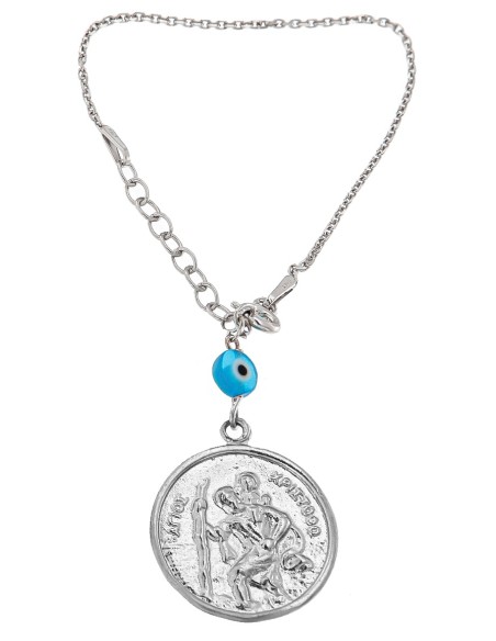 Car Amulet Silver 925° Saint Christopher