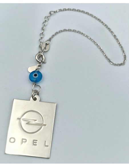 Car Amulet Silver 925 Opel