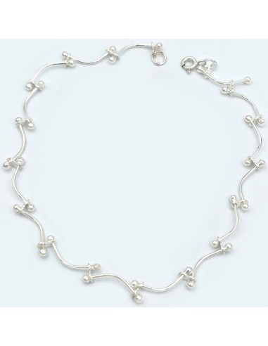 Bracelet Silver 925 anklet with bars