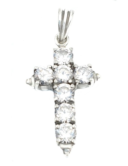 Cross Silver 925 Line zircons