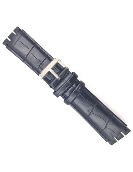 Leather Strap type Swatch TZEVELION 521SW 22mm