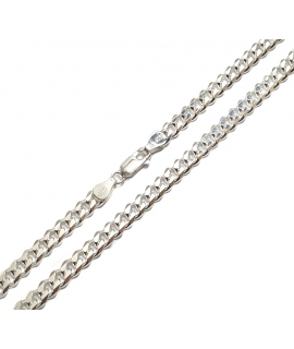 Αλυσίδα Λαιμού Ασημένια 925° Unisex gourmet πλάτος 5mm μήκος 55cm