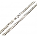 Bracelet Silver 925° Unisex gourmet 5mm