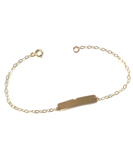 Child name Bracelet Gold 