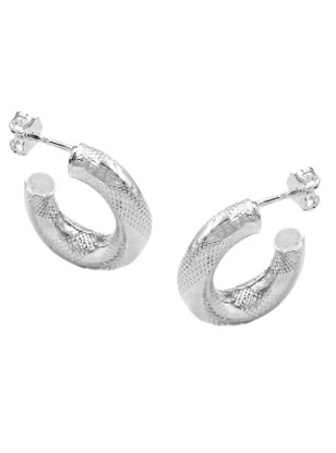 Earrings hoop Silver 925