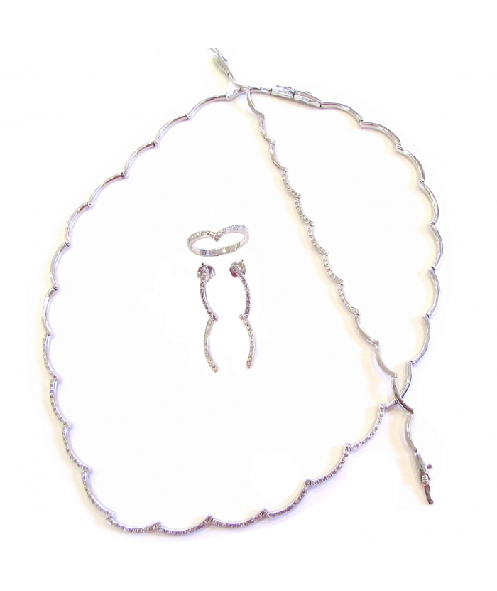 Set Whitegold K14 