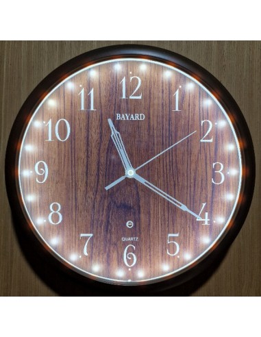 Wall Clock BAYARD JB38.2 Plastic Silent 30cm...