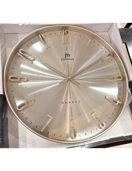 Ρολόι Τοίχου JM Αθόρυβο Μεταλλικό 40cm 00885C