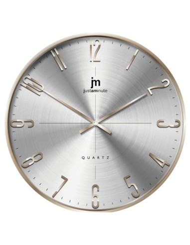 Wall Clock JM 00885C Metallic Silent 40cm