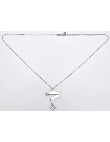Necklace Silver 925 graduation cap