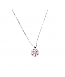 Necklace whitegold K18 with Diamonds