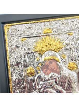 Ασημένια Εικόνα 925° Άξιον Εστί 19x24cm 2