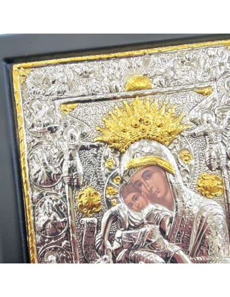 Ασημένια Εικόνα 925° Άξιον Εστί 19x24cm