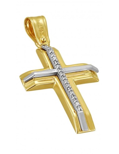 Cross Baptism gold K9 FILVA ORO 026223